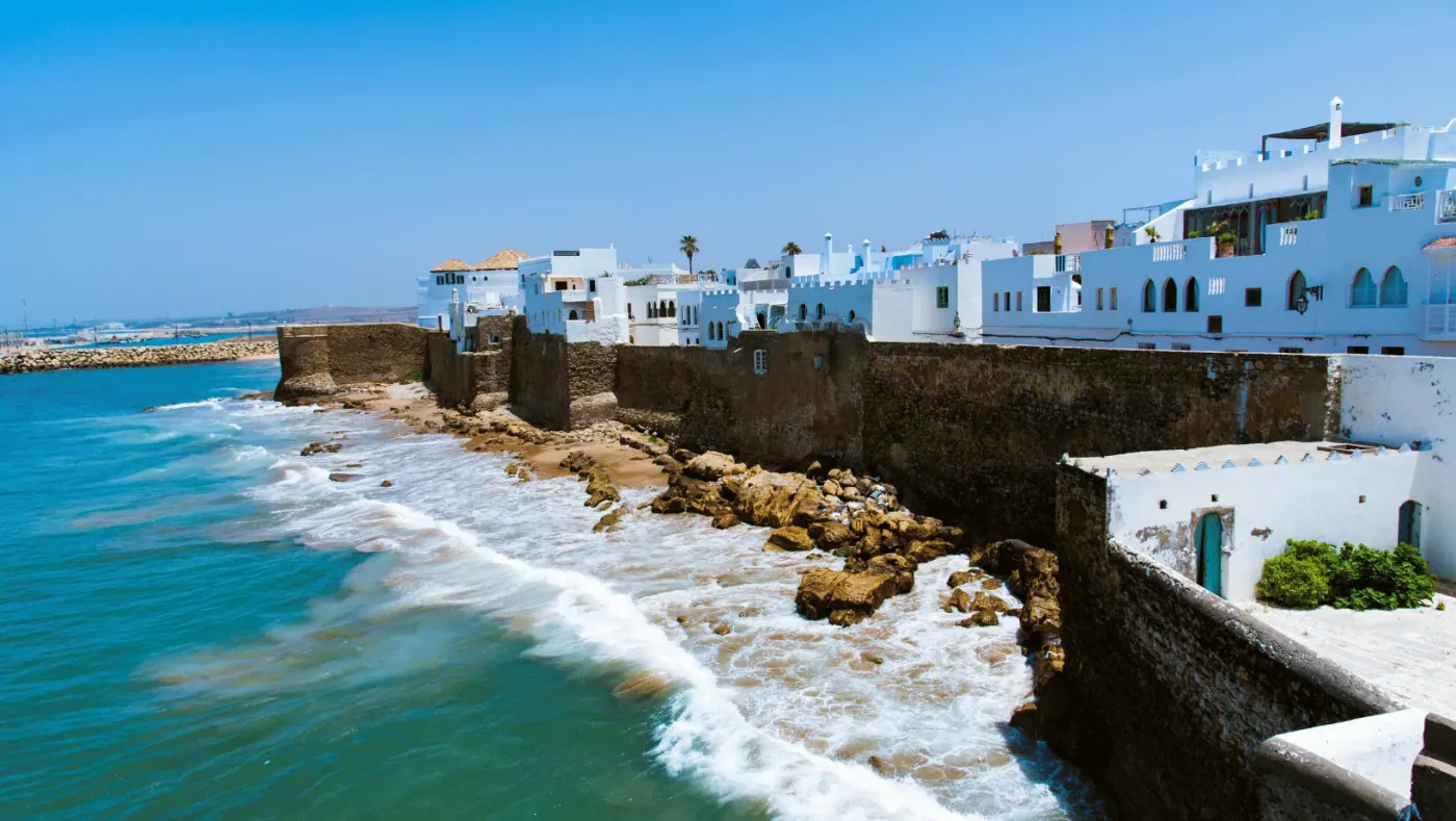 the coastal town of Asilah — Desert Tour From Marrakech 12-day