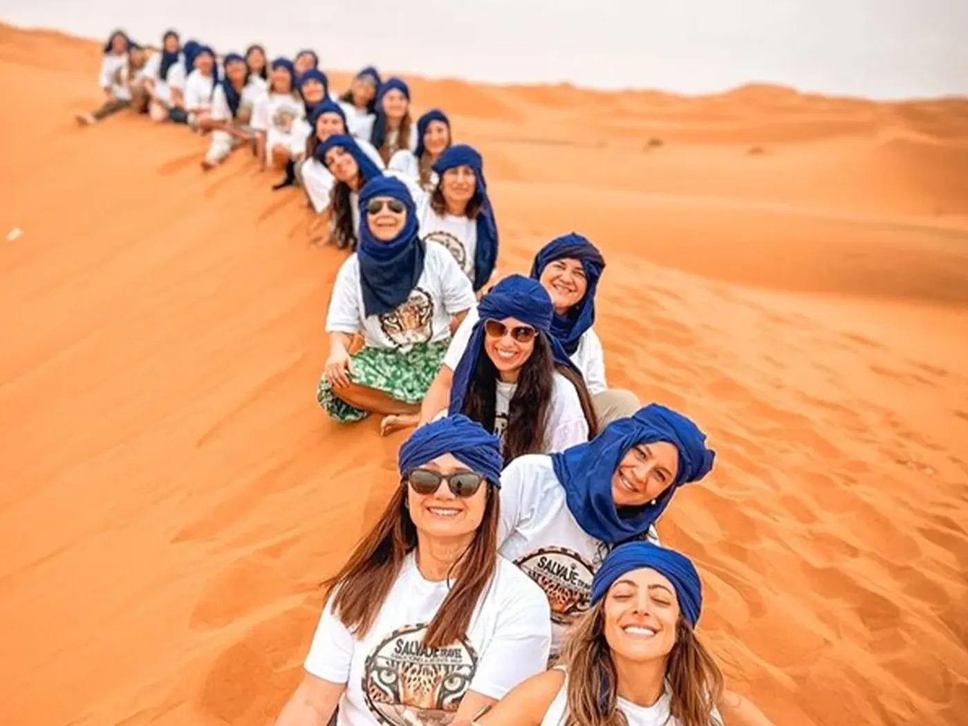 camel trek over the dunes — 5-Day Marrakech Desert Tour to Merzouga & Erg Chebbi Dunes