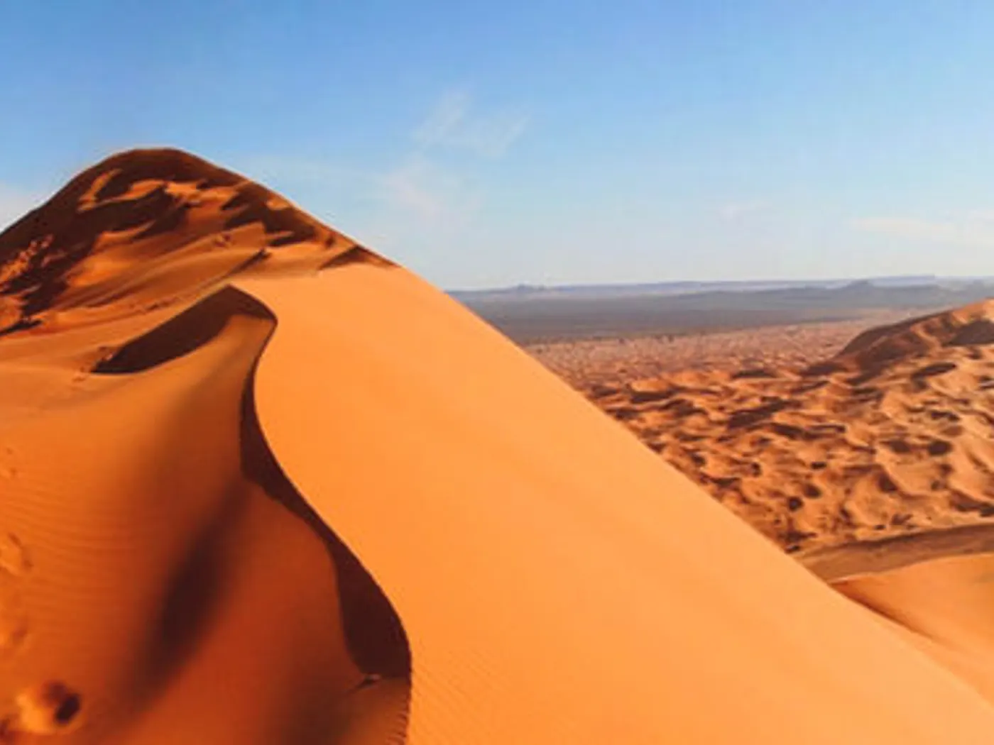 sunrise over the dunes — 5-Day Marrakech Desert Tour to Merzouga & Erg Chebbi Dunes